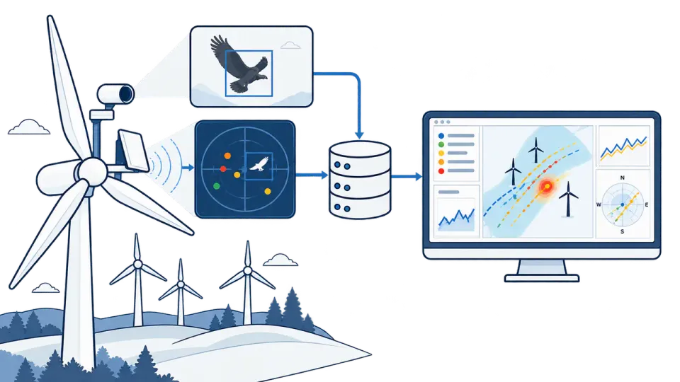Bird Behavior Analysis Around Wind Turbines