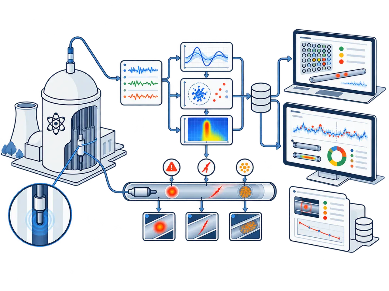 Steam Generator Clogging Assessment from Eddy-Current Signals